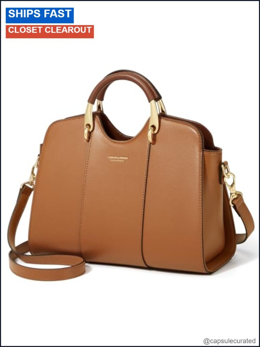 Genuine Leather Satchel Tote Shoulder Bag Purse Handbag For Women